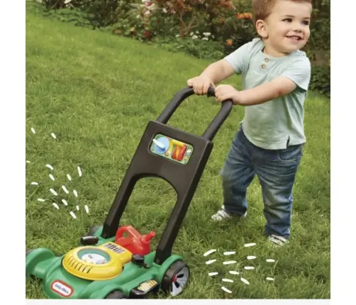 Little Tikes Kids' Lawn Mower Interactive Pusher Garden Toy