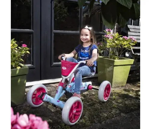BERG Buzzy Bloom Pedal Go-Kart with Silent Wheels for 2-5 years up to 30 kg
