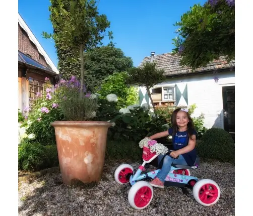 BERG Buzzy Bloom Pedal Go-Kart with Silent Wheels for 2-5 years up to 30 kg