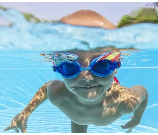 Bestway 21080 Okulary do pływania AquaPals Rekin