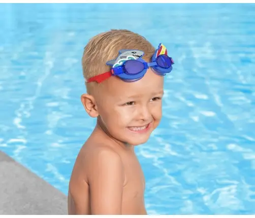 Bestway 21080 Okulary do pływania AquaPals Rekin