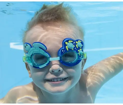 Bestway 21080 Okulary do pływania AquaPals Żółw
