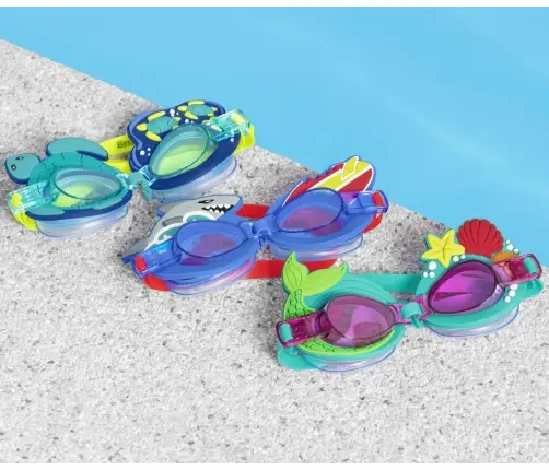 Bestway 21080 Okulary do pływania AquaPals Żółw