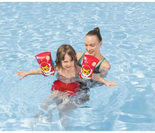 Bestway 32102 Rękawki do nauki pływania Tygrys Kosmonauta 30cm x 15cm