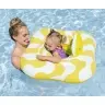 Bestway 32298 Siedzisko do nauki pływania Kwadrat Swim Safer Comfort Plush Zółte fale 76cm x 76cm