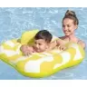 Bestway 32298 Siedzisko do nauki pływania Kwadrat Swim Safer Comfort Plush Zółte fale 76cm x 76cm