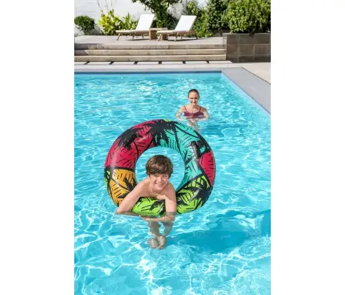 Bestway 36350 Koło do pływania z uchwytami Palmy 91cm