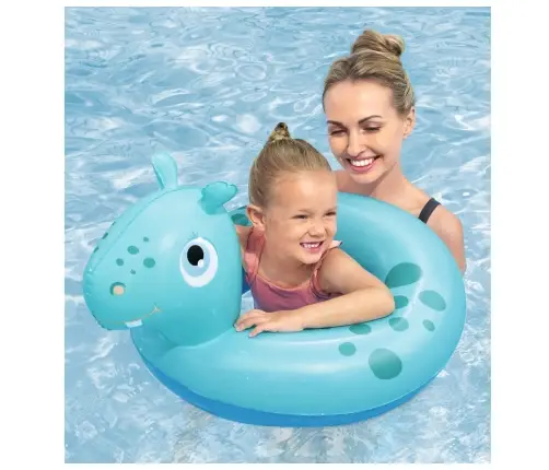 Bestway 36464 Kółko do  pływania Hipcio 64cm x 60cm