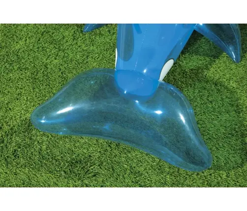 Bestway 41037 Delfin do pływania z uchwytami Transparentny 1.57m x 94cm