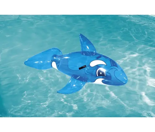 Bestway 41037 Delfin do pływania z uchwytami Transparentny 1.57m x 94cm