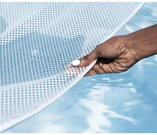 Bestway 43839 Fotel Leżak siatkowy do pływania Miętowe kwiaty 1.45m x 87cm