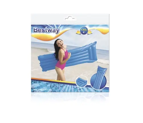 Bestway 44007 MATERAC PLAŻOWY MATOWY 183cm x 69cm RÓŻOWY