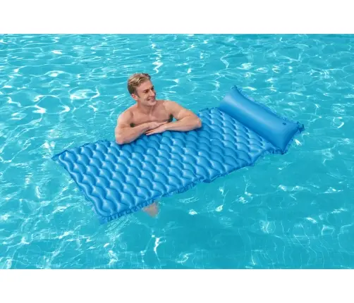 Bestway 44020 Dmuchany materac plażowy zwijany Niebieski 2.13m x 86cm