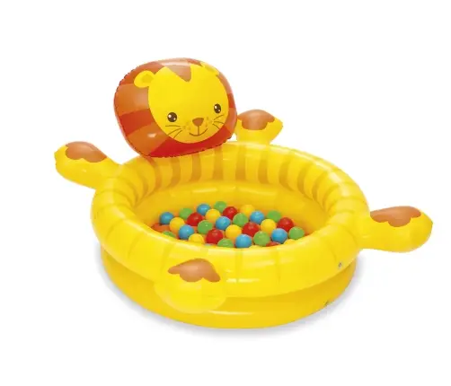 Bestway 52261 DMUCHANY BASENIK Z PIŁKAMI LEW 111cm x 98cm x 61.5cm