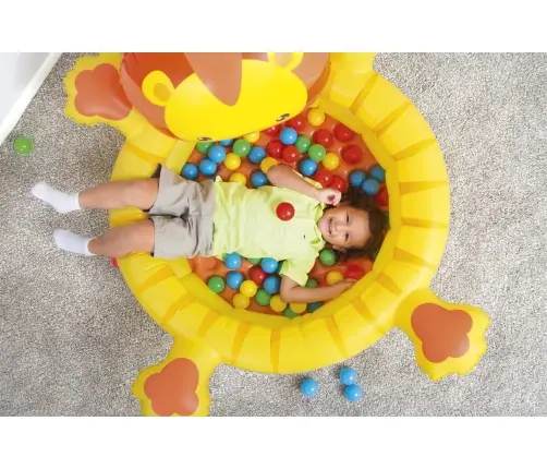Bestway 52261 DMUCHANY BASENIK Z PIŁKAMI LEW 111cm x 98cm x 61.5cm