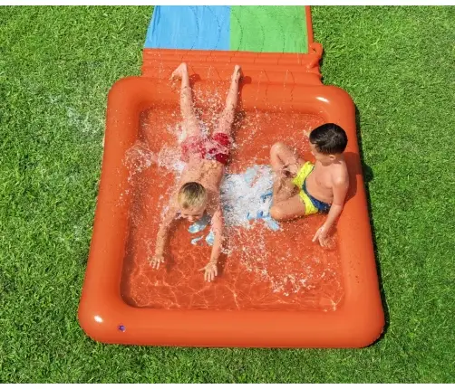 Bestway 52633 Ślizgawka podwójna H2OGO! Super Splash z basenikiem 5.31m