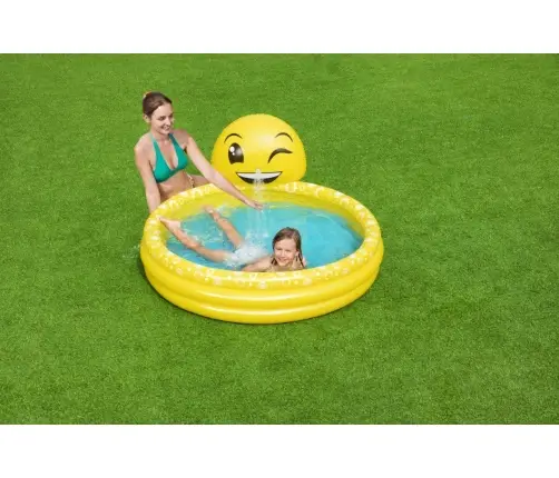 Bestway 53081 Basenik dmuchany ze spryskiwaczem Uśmiech
