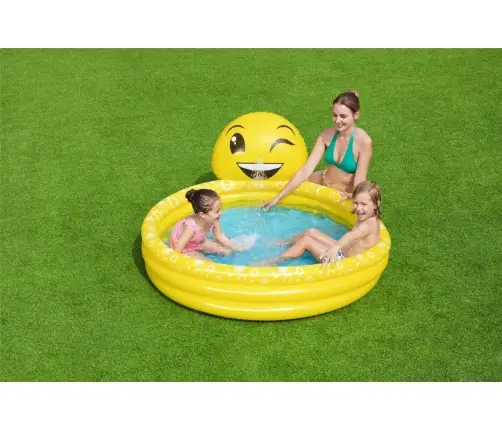 Bestway 53081 Basenik dmuchany ze spryskiwaczem Uśmiech