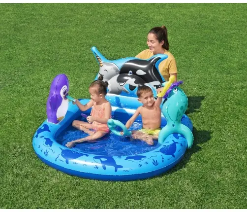 Bestway 53156 Basen dmuchany / Plac zabaw Arktyka 1.34m x 1.31m x 73cm