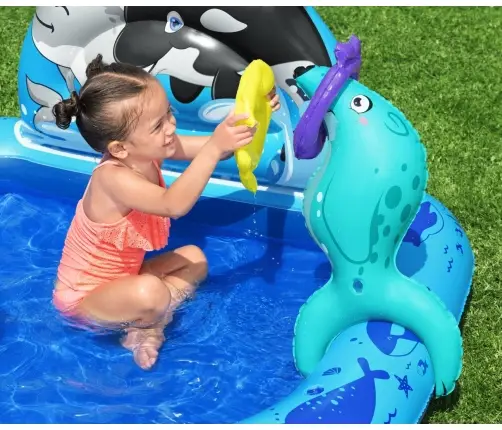 Bestway 53156 Basen dmuchany / Plac zabaw Arktyka 1.34m x 1.31m x 73cm