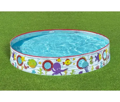 Bestway 55029 BASENIK ROZPOROWY FILL 'N FUN BURTA STATKU Z OKIENKAMI 152cm x 25cm