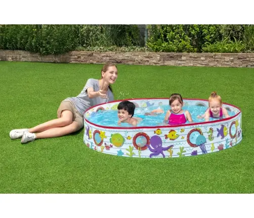 Bestway 55029 BASENIK ROZPOROWY FILL 'N FUN BURTA STATKU Z OKIENKAMI 152cm x 25cm