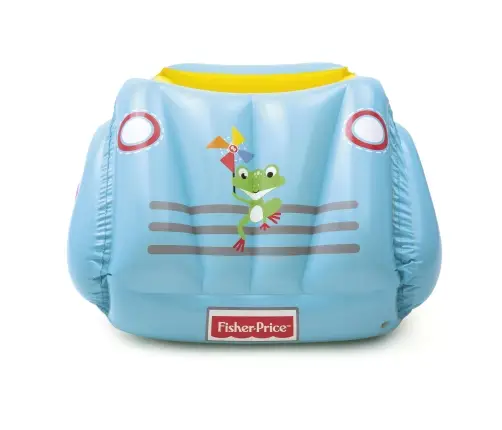 Bestway 93535 FISHER PRICE DMUCHANY SAMOCHÓD WYŚCIGOWY  Z PIŁKAMI 119cm x 79cm x 51cm