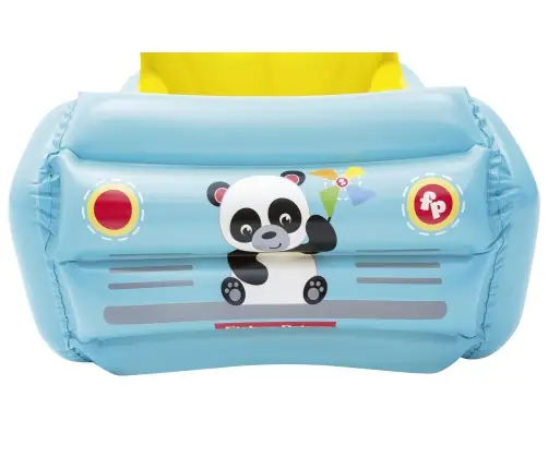 Bestway 93535 FISHER PRICE DMUCHANY SAMOCHÓD WYŚCIGOWY  Z PIŁKAMI 119cm x 79cm x 51cm