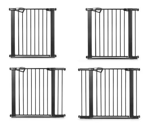 Bramka zabezpieczająca Barierka na schody z rozszerzeniami Guardy 104 Black