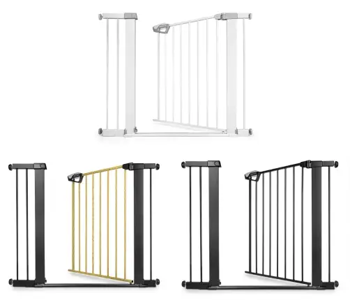 Bramka zabezpieczająca Barierka na schody z rozszerzeniami Guardy 104 Black