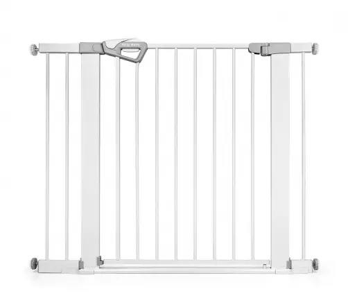 Bramka zabezpieczająca Barierka na schody z rozszerzeniami Guardy 104 White