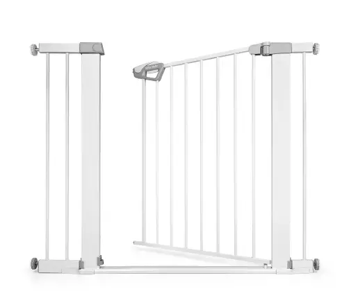 Bramka zabezpieczająca Barierka na schody z rozszerzeniami Guardy 104 White