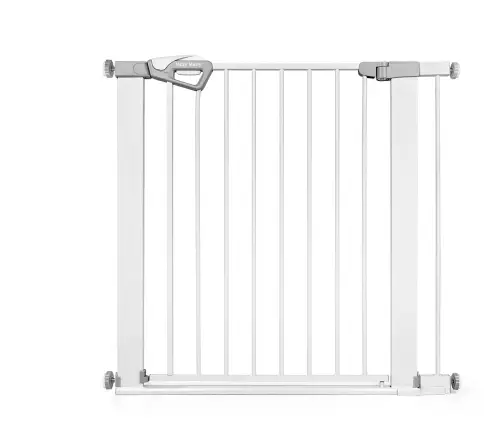 Bramka zabezpieczająca Barierka na schody z rozszerzeniami Guardy 104 White