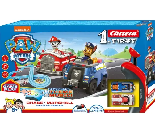 Carrera First 20063032 Paw Patrol- Race 'N' Rescue 3,5m