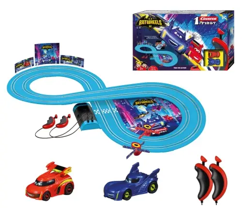 Carrera First 20063047 Batwheels Time for Action 2,4m