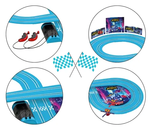 Carrera First 20063047 Batwheels Time for Action 2,4m