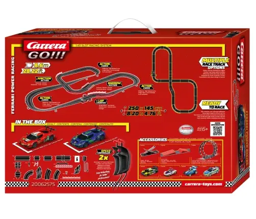 Carrera Go 20062575 Ferrari Power Racing 8,6m