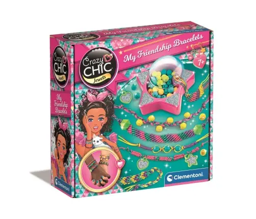 Clementoni Crazy chic. Bransoletki przyjaźni 18769