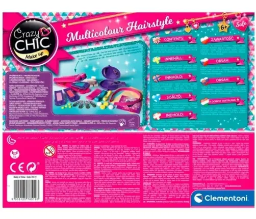 Clementoni Crazy chic. Crazy fryzury 18773
