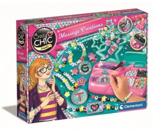 Clementoni Crazy chic Literkowa biżuteria 18772