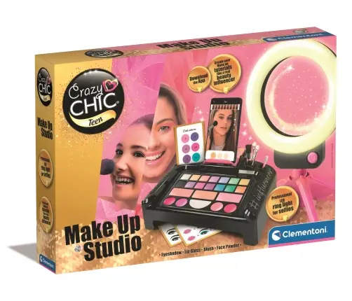 Clementoni Crazy chic. Studio do makijażu z lampą 16653