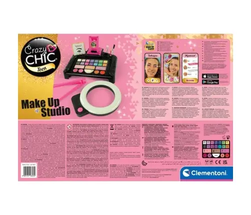 Clementoni Crazy chic. Studio do makijażu z lampą 16653