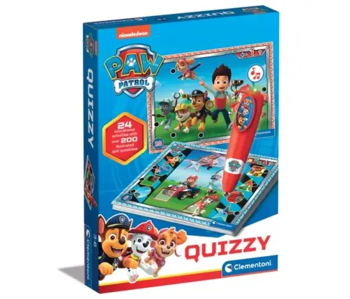 Clementoni Edukacja Wczesnoszkolna 16334 Interaktywny Quiz Psi Patrol