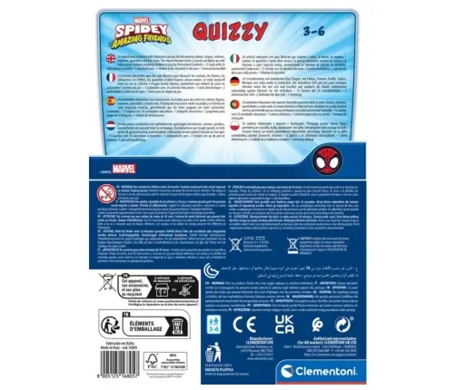 Clementoni Edukacja Wczesnoszkolna 16805 Interaktywny Quiz Spidey