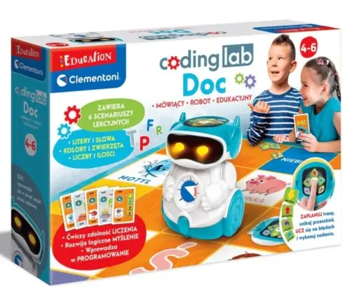 Clementoni Gry Edukacyjne 50730 Edukacyjny Robot Doc