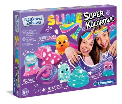 Clementoni Naukowa Zabawa Lab 50636 Super Kolorowe Slime