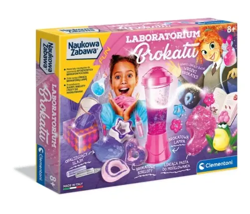 Clementoni Naukowa Zabawa Lab 50700 Laboratorium Brokatu