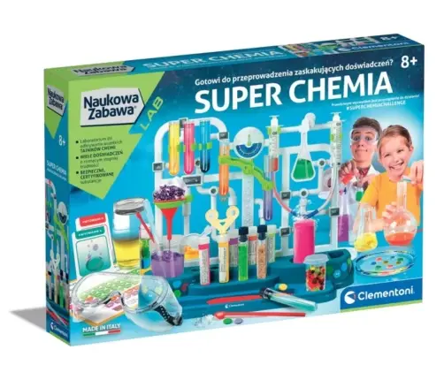 Clementoni Naukowa Zabawa Lab 50805 Super Chemia