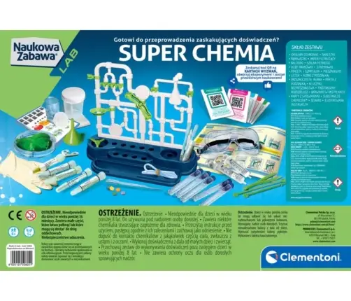 Clementoni Naukowa Zabawa Lab 50805 Super Chemia