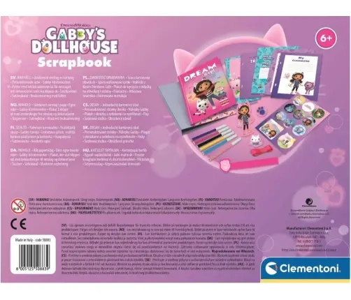Clementoni Sekretny pamiętnik Koci Domek Gabi. Gabby's Dollhouse 50883 p6
